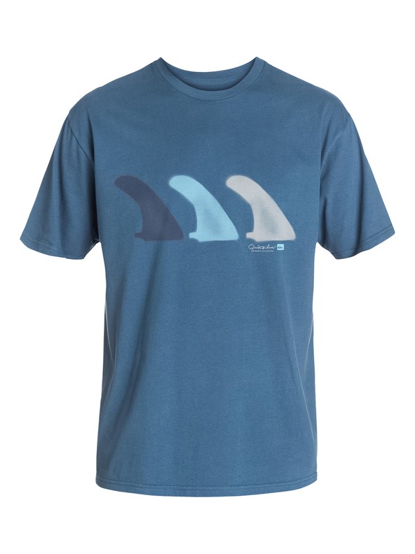 quiksilver, Men's Three Fins T-Shirt, SCUBA (brd0) 0 Men's Three Fins T-Shirt AQMZT03073 Quiksilver