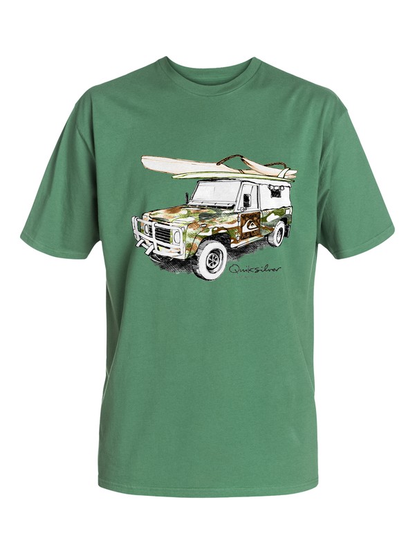quiksilver, Men's Off Road T-Shirt, ELM (gpg0) 0 Men's Off Road T-Shirt AQMZT03079 Quiksilver