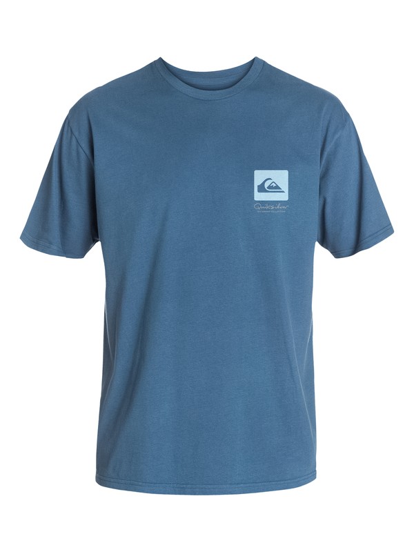 quiksilver, Men's Fin Chop T-Shirt, SCUBA (brd0) 0 Men's Fin Chop T-Shirt AQMZT03085 Quiksilver