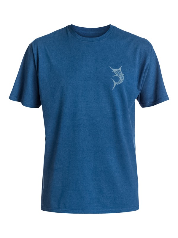 quiksilver, Men's Go Fish Tee, ESTATE BLUE (bsw0) 0 Men's Go Fish Tee AQMZT03098 Quiksilver
