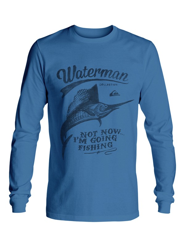 quiksilver, Men's Not Now Tee, FEDERAL BLUE (bnc0) 0 Men's Not Now Tee AQMZT03109 Quiksilver