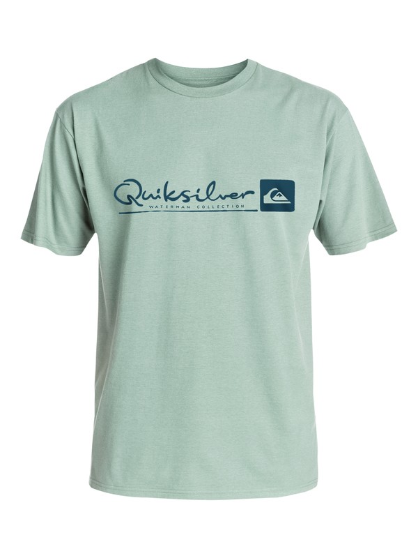 quiksilver, Mens Nomad Script Tee, BLUE SURF (bhb0) 0 Mens Nomad Script Tee AQMZT03114 Quiksilver