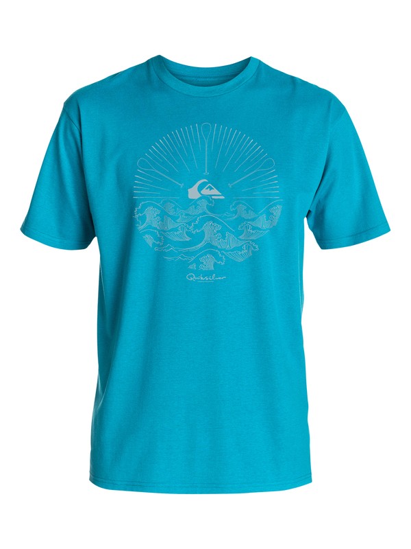 quiksilver, Men's Rising Paddle T-Shirt, CELESTIAL (brj0) 0 Men's Rising Paddle T-Shirt AQMZT03116 Quiksilver