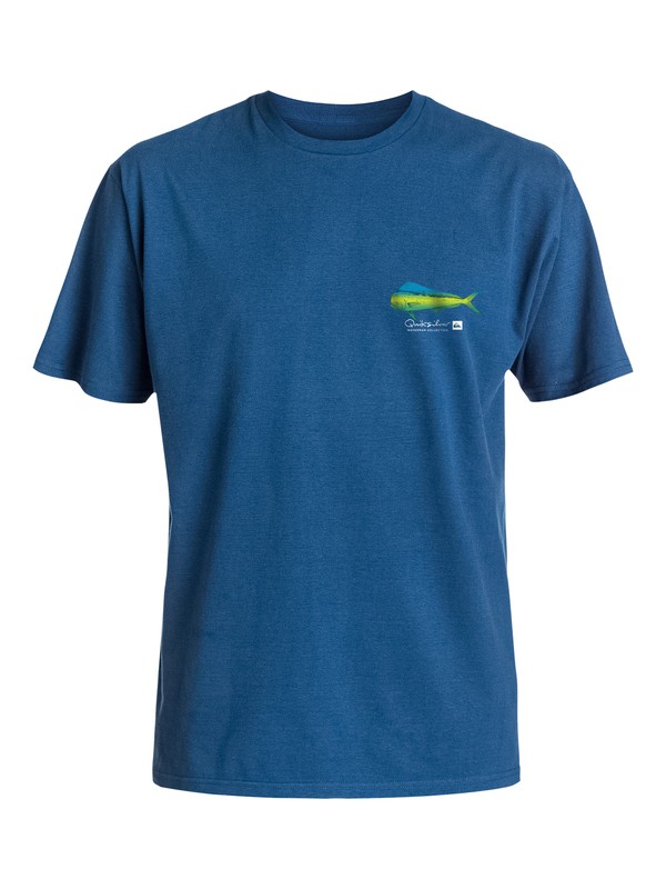 quiksilver, Men's Rainbow Scales T-Shirt, ESTATE BLUE (bsw0) 0 Men's Rainbow Scales T-Shirt AQMZT03119 Quiksilver