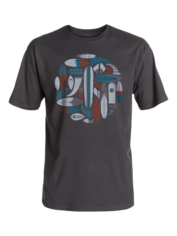 quiksilver, Men's Seaworthy T-Shirt, TARMAC (kta0) 0 Men's Seaworthy T-Shirt AQMZT03122 Quiksilver