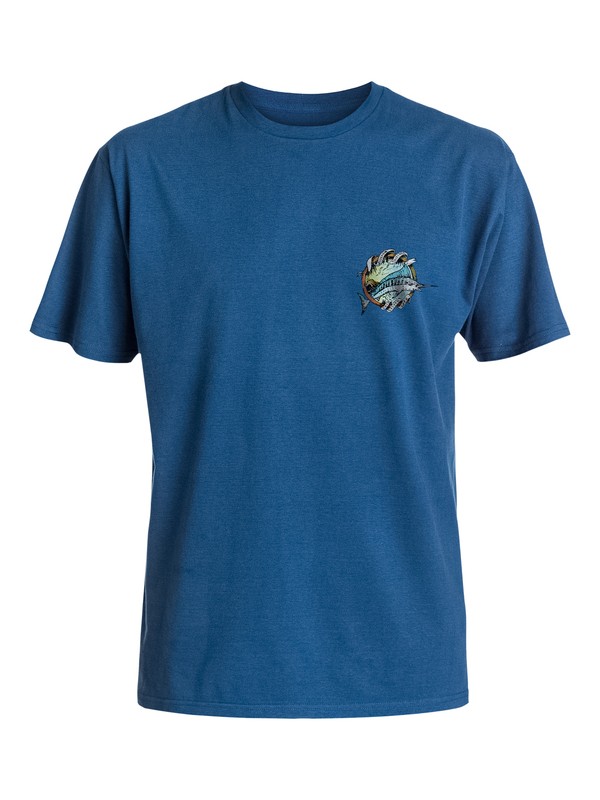 quiksilver, Men's Cali Fish T-Shirt, ESTATE BLUE (bsw0) 0 Men's Cali Fish T-Shirt AQMZT03126 Quiksilver