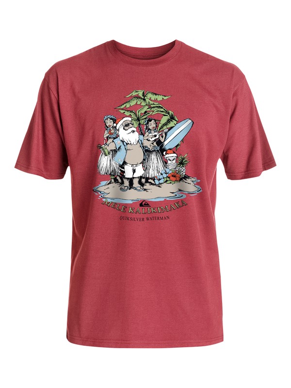 quiksilver, Men's Santa Cruz T-Shirt, AMERICAN BEAUTY (rpy0) 0 Men's Santa Cruz T-Shirt AQMZT03133 Quiksilver
