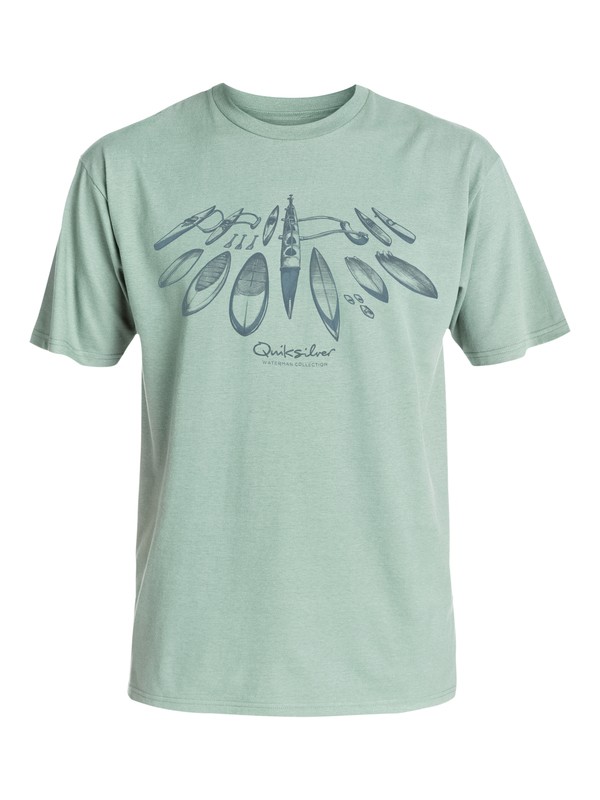 quiksilver, Mens Master Quiver Tee, BLUE SURF (bhb0) 0 Mens Master Quiver Tee AQMZT03147 Quiksilver