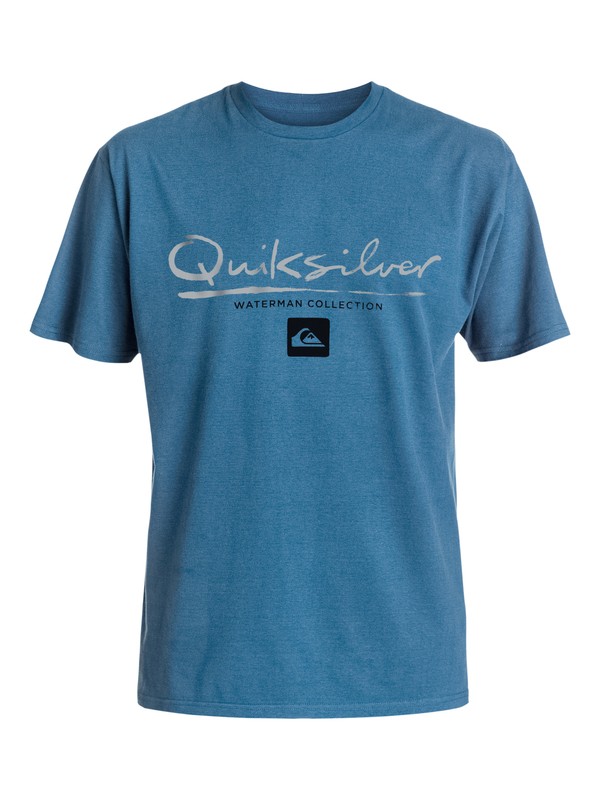 quiksilver, Waterman Gut Plaid T-Shirt, ENSIGN BLUE (brd0) 0 Waterman Gut Plaid T-Shirt AQMZT03152 Quiksilver