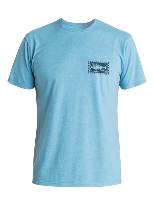quiksilver, Waterman La Paz T-Shirt, NIAGARA HEATHER (bkth) 0 Waterman La Paz T-Shirt AQMZT03159 Quiksilver