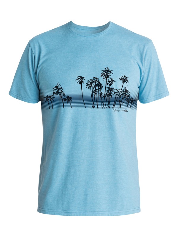 quiksilver, Waterman Oceanview T-Shirt, NIAGARA HEATHER (bkth) 0 Waterman Oceanview T-Shirt AQMZT03160 Quiksilver