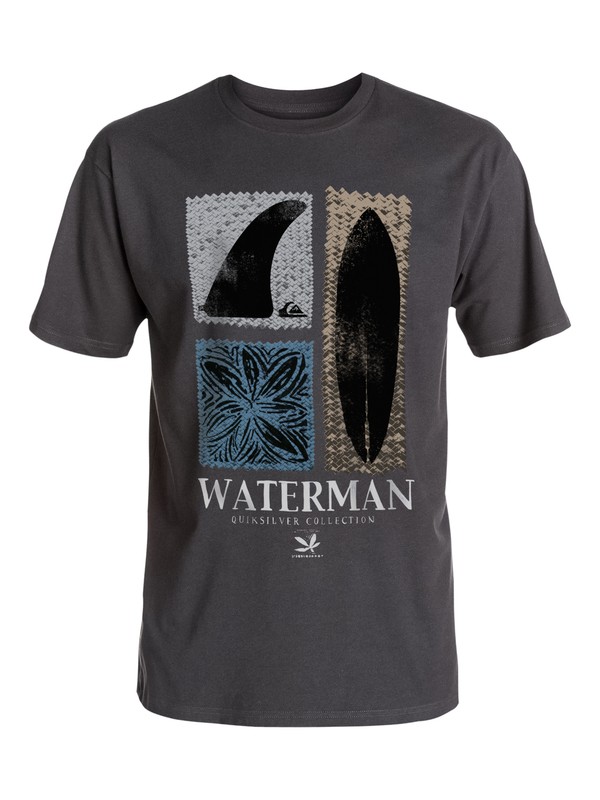 quiksilver, Waterman Weaver - T-Shirt, TARMAC (kta0) 0 Waterman Weaver - T-Shirt AQMZT03166 Quiksilver