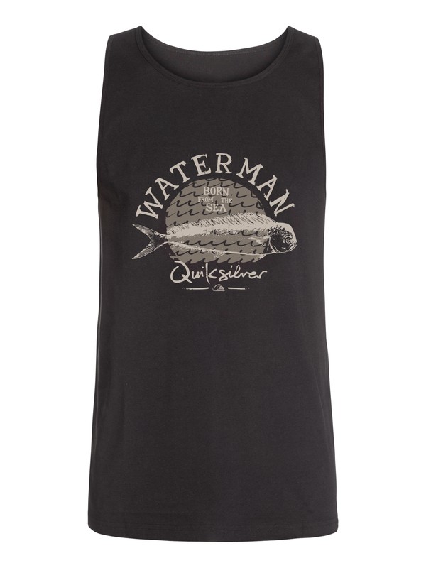 quiksilver, Waterman Good Eats - Tank, TARMAC (kta0) 0 Waterman Good Eats - Tank AQMZT03169 Quiksilver