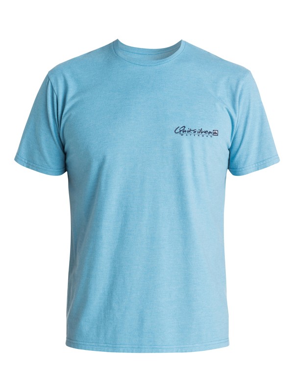 quiksilver, Waterman Mahi Ahi Tee, NIAGARA HEATHER (bkth) 0 Waterman Mahi Ahi Tee AQMZT03180 Quiksilver