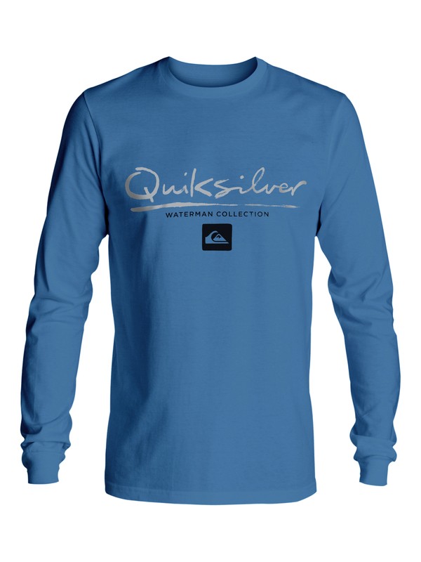 quiksilver, Waterman Gut Check Long Sleeve Tee, ENSIGN BLUE (brd0) 0 Waterman Gut Check Long Sleeve Tee AQMZT03184 Quiksilver