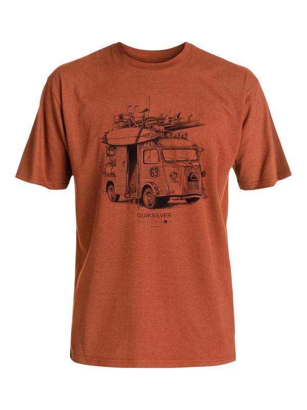 quiksilver, Waterman The Cube - T-Shirt, RED TEA (rzb0) 0 Waterman The Cube - T-Shirt AQMZT03216 Quiksilver