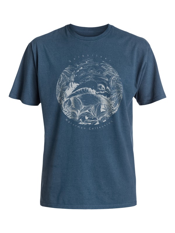 quiksilver, Waterman Stand Out Tee, MAJOR BLUE (bsm0) 0 Waterman Stand Out Tee AQMZT03217 Quiksilver