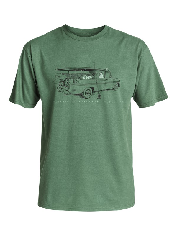 quiksilver, Waterman Cruiser - T-Shirt, WREATH HEATHER (glw0) 0 Waterman Cruiser - T-Shirt AQMZT03222 Quiksilver