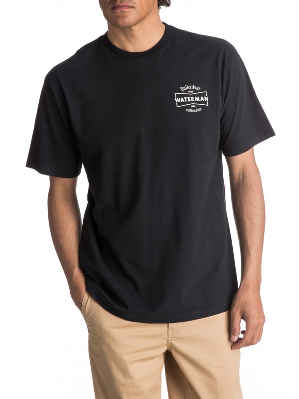quiksilver, Waterman Inbrain Tee, BLACK (kvj0) 0 Waterman Inbrain Tee Black AQMZT03239 Quiksilver