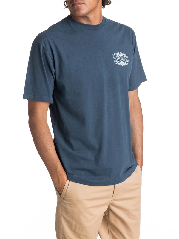 quiksilver, Men's 35 Miles Tee, MAJOR BLUE (bsm0) 0 Men's 35 Miles Tee AQMZT03258 Quiksilver
