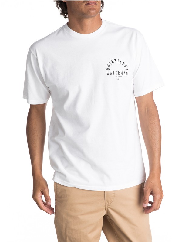 quiksilver, Stay Tuned Tee, WHITE (wbb0) 0 Stay Tuned Tee White AQMZT03264 Quiksilver