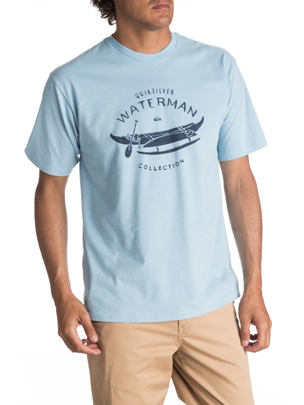 quiksilver, Men's Bali Tee, CLEAN AIR (bgr0) 0 Men's Bali Tee AQMZT03265 Quiksilver