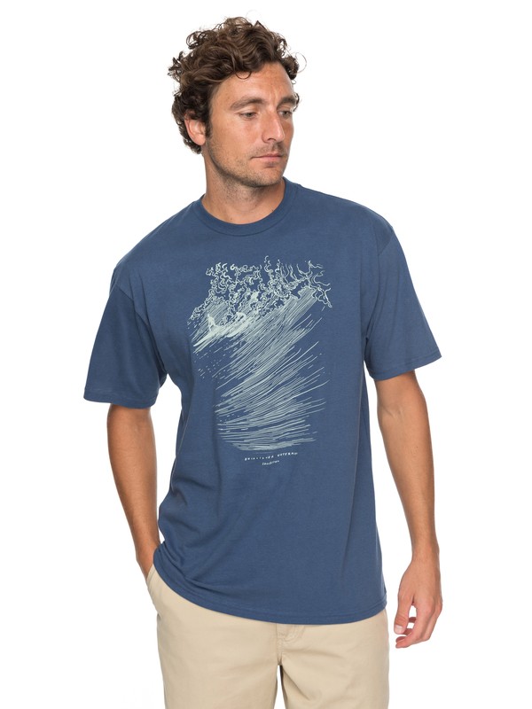 quiksilver, Waterman Big Guys Rule Tee, DARK DENIM (brq0) 0 Waterman Big Guys Rule Tee AQMZT03274 Quiksilver