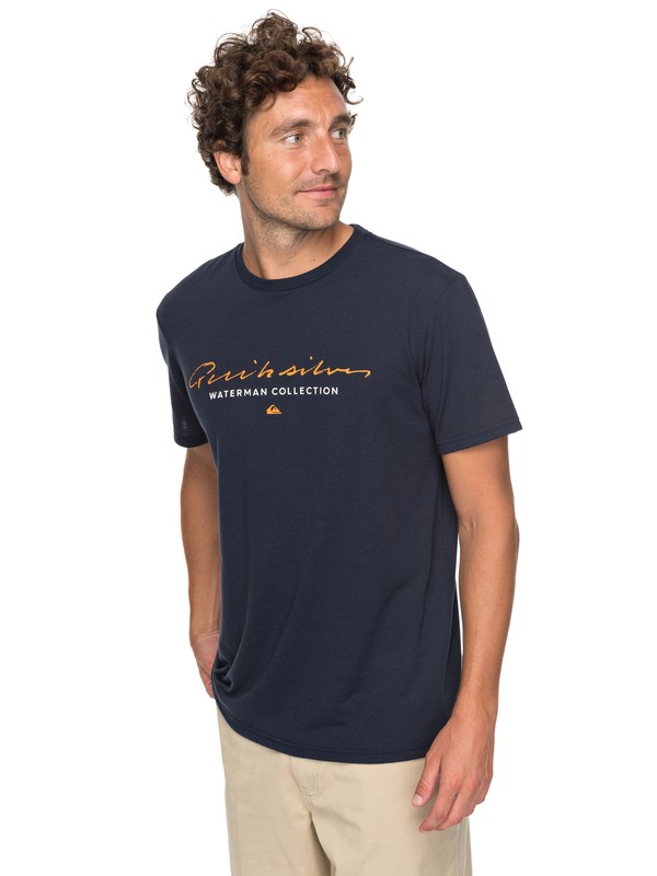 quiksilver, Waterman Simple Technical Tee, NAVY BLAZER (byj0) 0 Waterman Simple Technical Tee AQMZT03285 Quiksilver