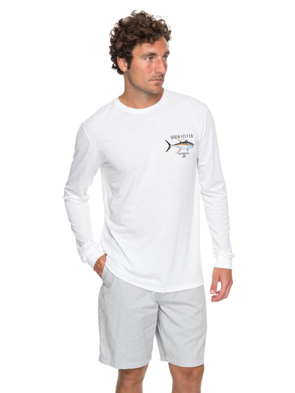 quiksilver, Waterman Golder Session Technical Long Sleeve Tee, WHITE (wbb0) 0 Waterman Golder Session Technical Long Sleeve Tee AQMZT03286 Quiksilver
