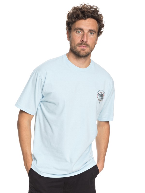 quiksilver, Waterman It Was A Good Day Tee, CRYSTAL BLUE (bfa0) 0 Waterman It Was A Good Day Tee Blue AQMZT03295 Quiksilver