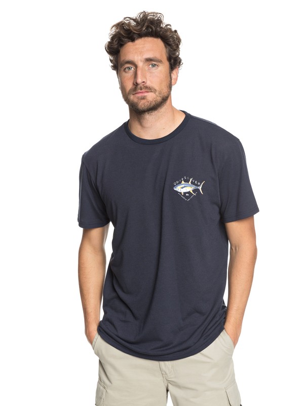quiksilver, Men Hot Tuna Waterman Camiseta Técnica, NAVY BLAZER (byj0) 0 Men Hot Tuna Waterman Camiseta Técnica Azul AQMZT03302 Quiksilver