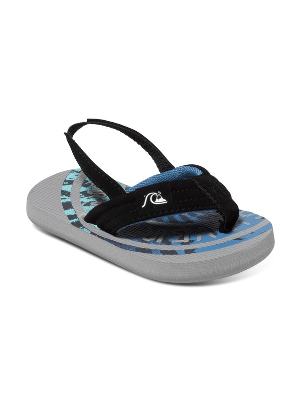 quiksilver, Molokai Layback - Chanclas para Bebés, GREY/GREY/BLUE (xssb) 0 Molokai Layback - Chanclas para Bebés AQTL100004 Quiksilver