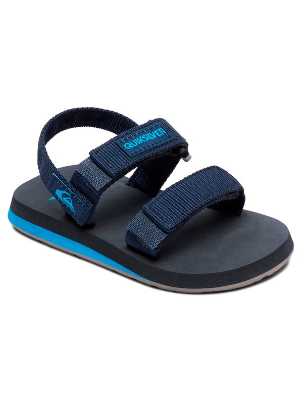 quiksilver, Boy's 2-7 Monkey Caged Sandals, BLUE/GREY/BLUE (xbsb) 0 Boy's 2-7 Monkey Caged Sandals Blue AQTL100058 Quiksilver