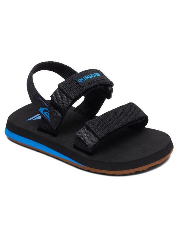 quiksilver, Boy's 2-7 Monkey Caged Sandals, BLACK/GREY/BROWN (xksc) 0 Boy's 2-7 Monkey Caged Sandals Multicolor AQTL100058 Quiksilver