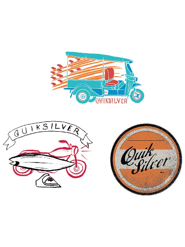 quiksilver, STICKY FINGERS 25PK, ASSORTED (ast) 0 STICKY FINGERS 25PK AQYAA00071 Quiksilver
