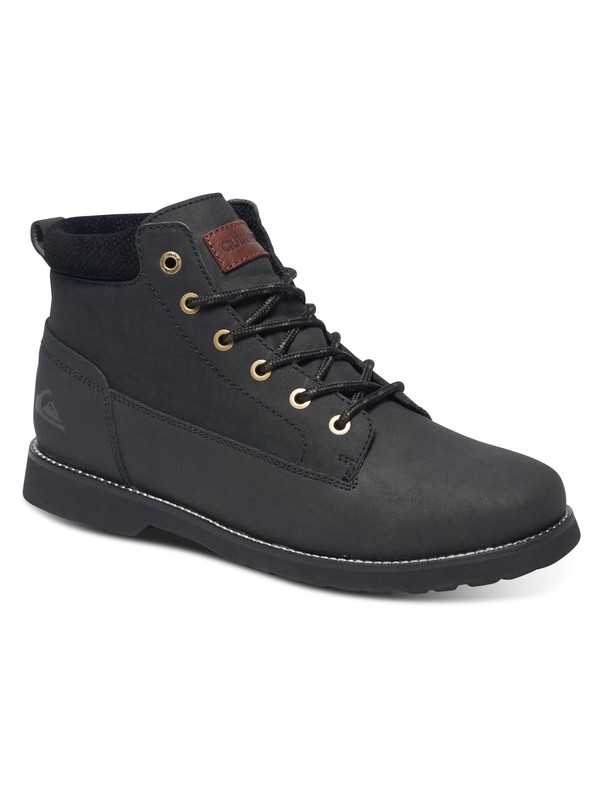 quiksilver, Mission - Botas Con Cordones, SOLID BLACK (sbkm) 0 Mission - Botas Con Cordones AQYB700022 Quiksilver