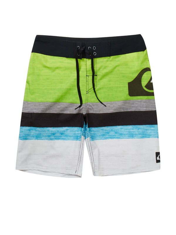 quiksilver, Striped 19" Boardshorts, LIME (gjz3) 0 Striped 19" Boardshorts AQYBS00411 Quiksilver