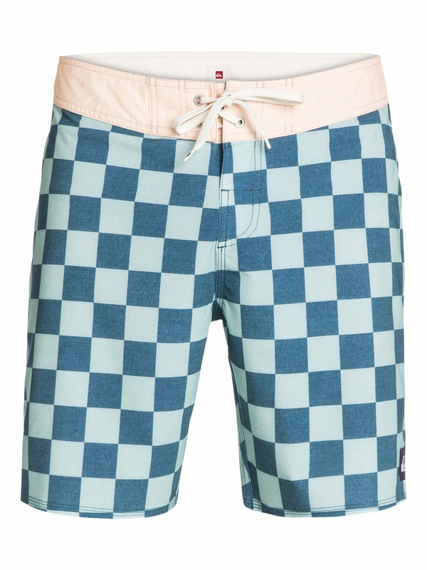 quiksilver, Yoke Checker 18” Boardshorts, MO YOKE CHECKER BLUE SURF PCS (bhb6) 0 Yoke Checker 18” Boardshorts AQYBS03002 Quiksilver