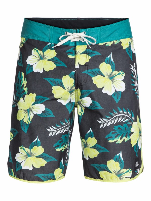 quiksilver, OG SCALLOP PRINTS U20, OG SCALLOP PRINTS BLACK (kvj6) 0 OG SCALLOP PRINTS U20 AQYBS03007 Quiksilver