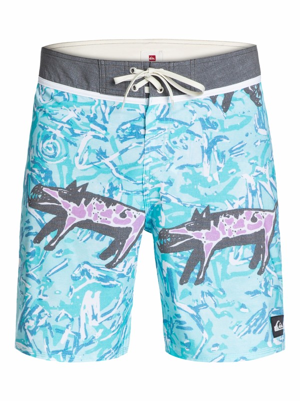 quiksilver, GHETTO YOKE UA18, Capri - Pattern_1 (bhq6) 0 GHETTO YOKE UA18 AQYBS03096 Quiksilver