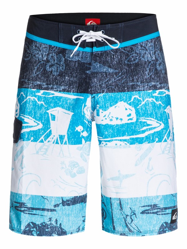 quiksilver, Eddie Heritage 21" Boardshorts, EDDIE HERITAGE NAVY (byj6) 0 Eddie Heritage 21" Boardshorts AQYBS03106 Quiksilver