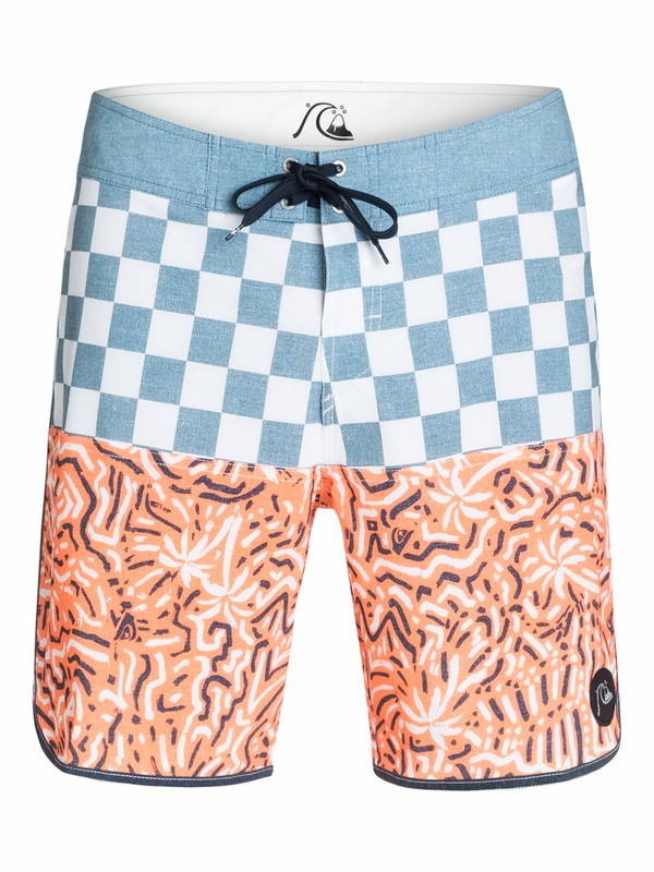 quiksilver, Quad Rock Scallop 18, MO QUAD ROCK BLUESTONE (bmc6) 0 Quad Rock Scallop 18 AQYBS03153 Quiksilver