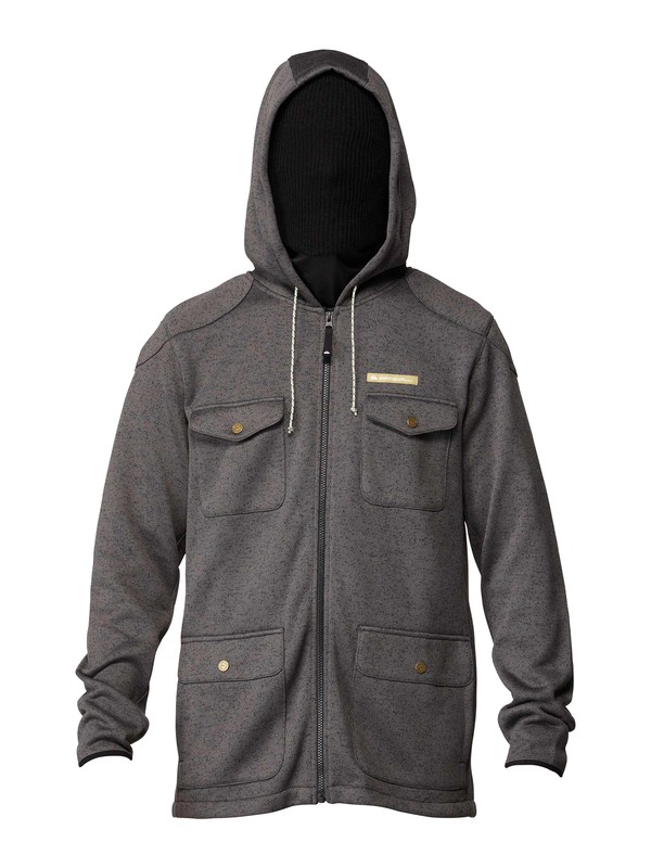 quiksilver, Go To Fleece, ANTHRACITE (kvj0) 0 Go To Fleece AQYFT00068 Quiksilver