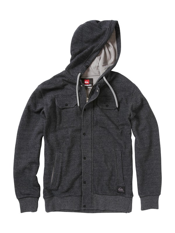 quiksilver, Marawa Zip Hoodie, BLACK (kvk0) 0 Marawa Zip Hoodie AQYFT00125 Quiksilver