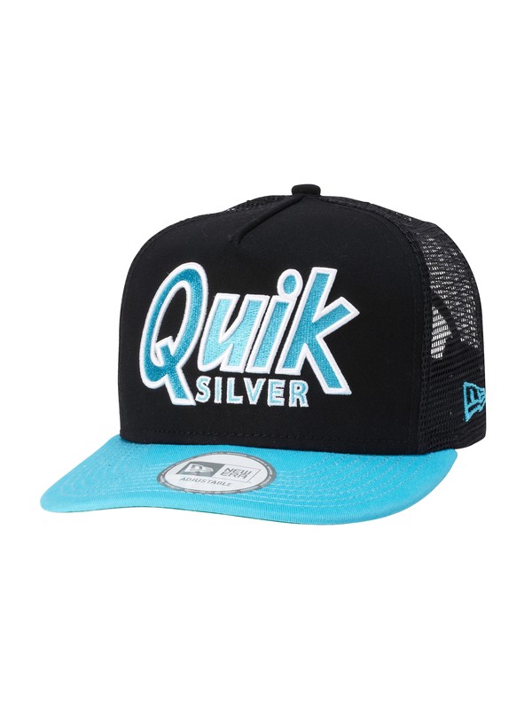 quiksilver, O.G. Trucker Hat, AZUL (bly0) 0 O.G. Trucker Hat AQYHA00049 Quiksilver