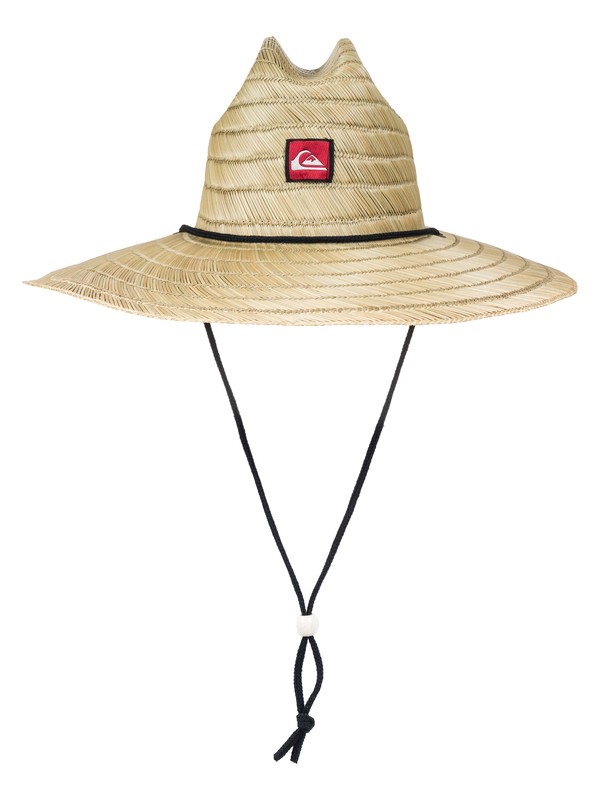 quiksilver, Pierside Straw Lifeguard Hat, NATURAL (yef0) 0 Pierside Straw Lifeguard Hat Yellow AQYHA00145 Quiksilver