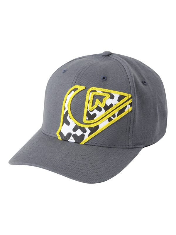 quiksilver, Haydis Flexfit Hat, GUNSMOKE (krp0) 0 Haydis Flexfit Hat AQYHA03056 Quiksilver