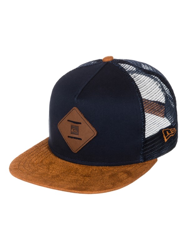 quiksilver, Gymnasium New Era Trucker Hat, NAVY BLAZER (byj0) 0 Gymnasium New Era Trucker Hat AQYHA03093 Quiksilver