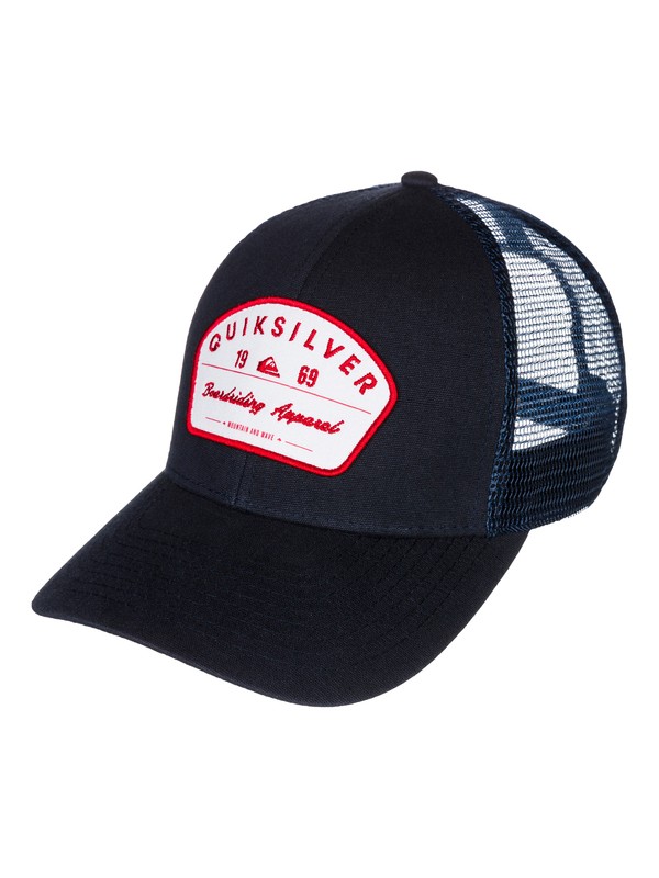 quiksilver, Years Trucker Hat, NAVY BLAZER (byj0) 0 Years Trucker Hat AQYHA03119 Quiksilver