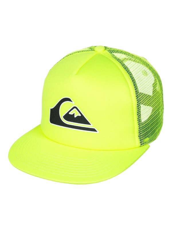 quiksilver, Fantistique Trucker Hat, NEON YELLOW (yhg0) 0 Fantistique Trucker Hat AQYHA03176 Quiksilver